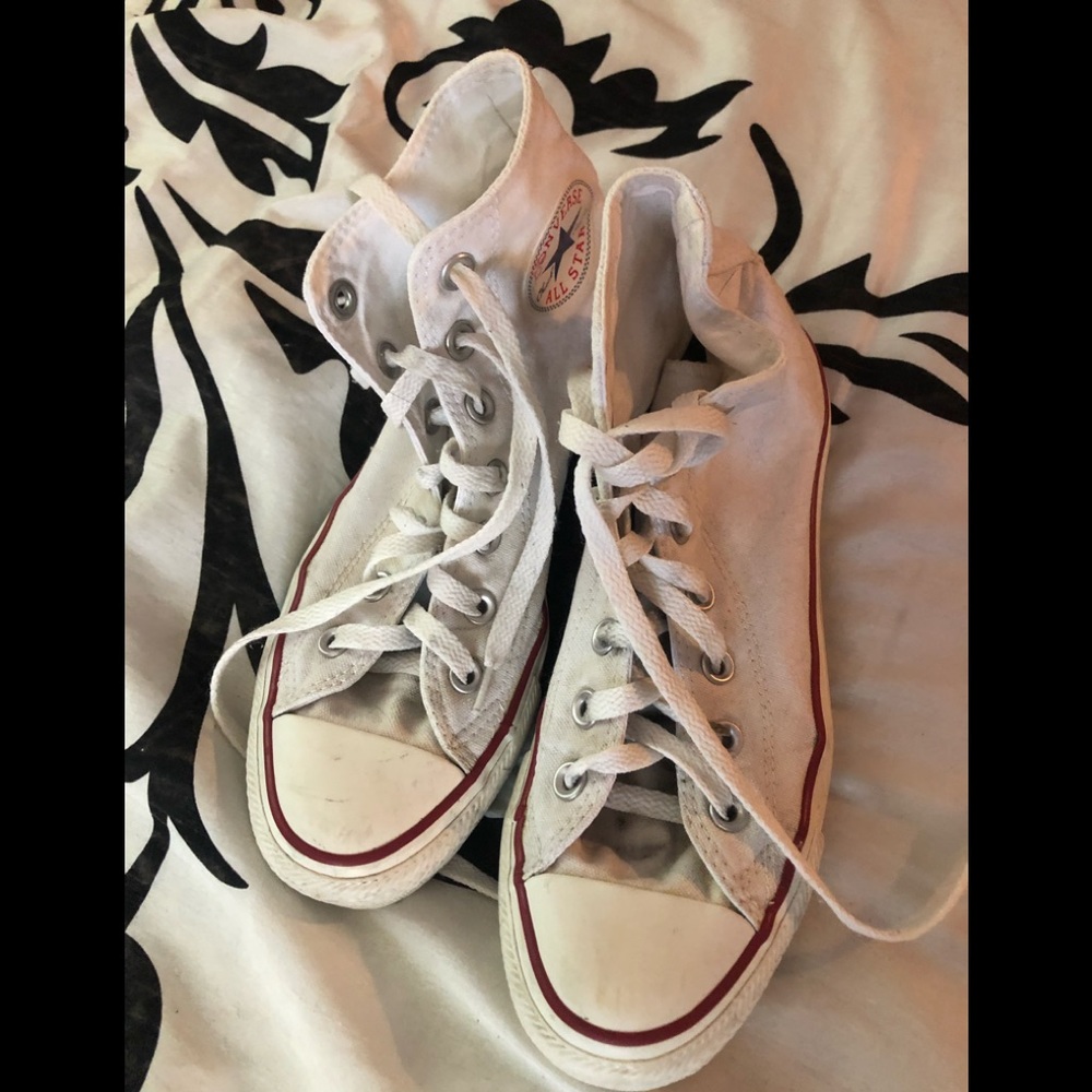 White high top converse